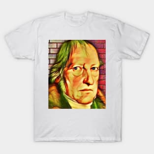 Georg Wilhelm Friedrich Hegel Snow Portrait | Georg Wilhelm Friedrich Hegel Artwork 15 T-Shirt